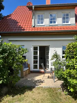 Ein Garten an der Unterkunft Haus Lykkelig