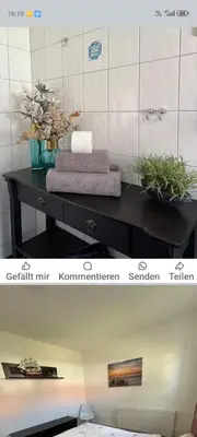 Ein Bett oder Betten in einem Zimmer der Unterkunft Ahoi Zingst