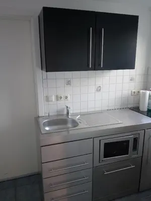 Küche/Küchenzeile in der Unterkunft Ahoi Zingst