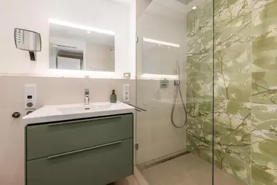 Ein Badezimmer in der Unterkunft Strandvilla Zingst- AP 16