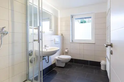 Ein Badezimmer in der Unterkunft Boddenräuber 3