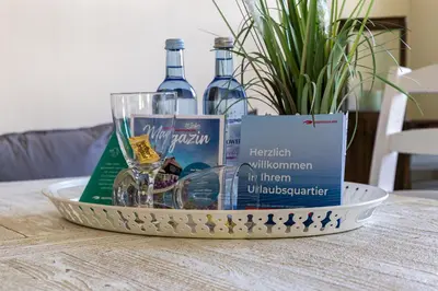 Getränke in der Unterkunft Meerzeit