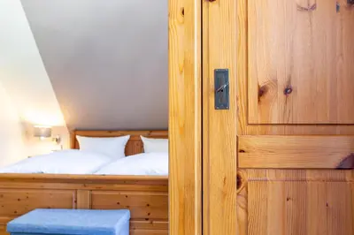Ein Bett oder Betten in einem Zimmer der Unterkunft Meerzeit