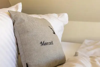 Ein Bett oder Betten in einem Zimmer der Unterkunft Meerzeit