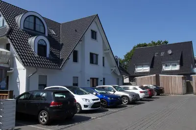 Das Gebäude in dem sich die Ferienwohnung befindet