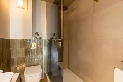 Ein Badezimmer in der Unterkunft de Ruyter