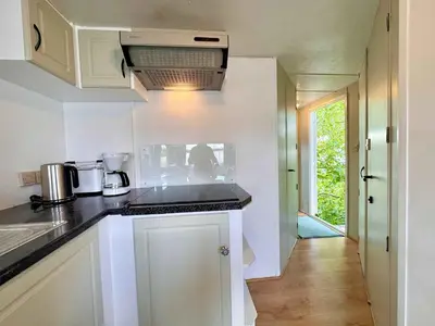 Küche/Küchenzeile in der Unterkunft tiny house an der Pferdekoppel