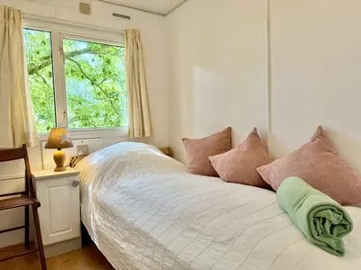 Ein Bett oder Betten in einem Zimmer der Unterkunft tiny house an der Pferdekoppel