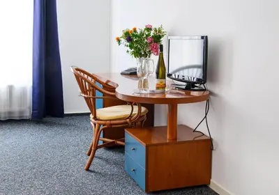 TV/Unterhaltungsangebot in der Unterkunft Vinetahotel Stadt Barth