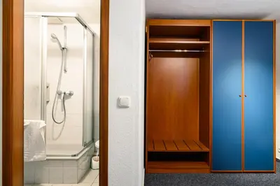 Ein Badezimmer in der Unterkunft Vinetahotel Stadt Barth