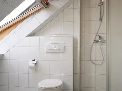 Ein Badezimmer in der Unterkunft Fewo Brunnen W6