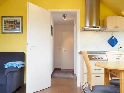 Küche/Küchenzeile in der Unterkunft Fewo Brunnen W6