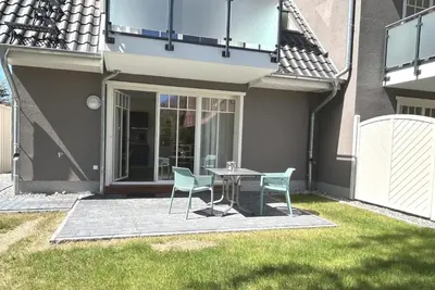 Das Gebäude in dem sich die Ferienwohnung befindet