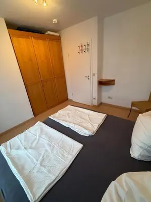 Ein Bett oder Betten in einem Zimmer der Unterkunft Likeedeler Weg 1, Haus Böde, Whg 20