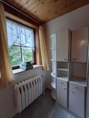 Ein Badezimmer in der Unterkunft Ferienwohnung am Badesteig