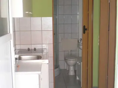 Ein Badezimmer in der Unterkunft Ferienwohnung Neuendorf