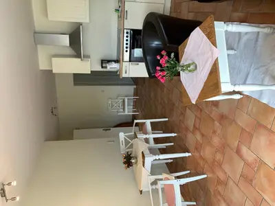 Küche/Küchenzeile in der Unterkunft Akazienhaus 4