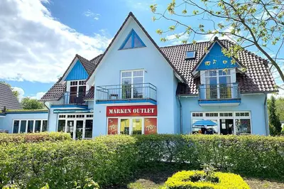 Das Gebäude in dem sich die Ferienwohnung befindet