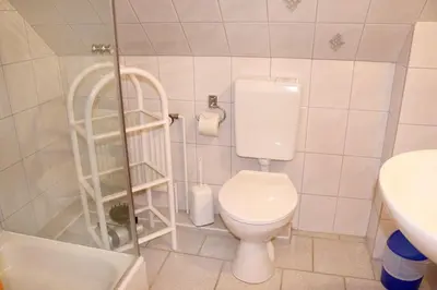 Ein Badezimmer in der Unterkunft Haus Svea