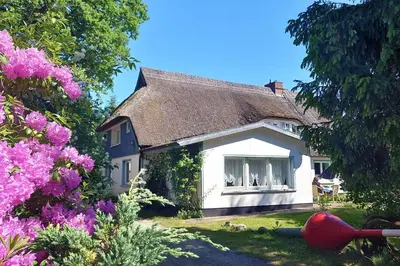 Ein Garten an der Unterkunft Haus Kleist Zimmer 1