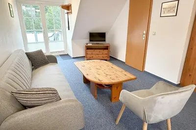 TV/Unterhaltungsangebot in der Unterkunft Haus Kleist Zimmer 5
