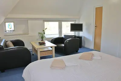 TV/Unterhaltungsangebot in der Unterkunft Haus Kleist - Zimmer-3