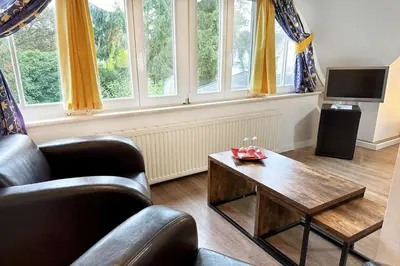 TV/Unterhaltungsangebot in der Unterkunft Haus Kleist Zimmer 2