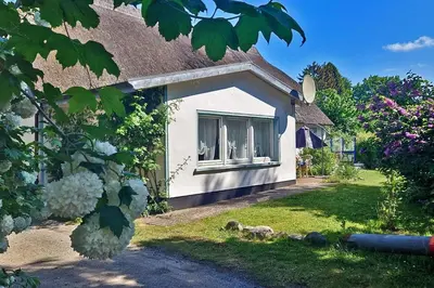 Ein Garten an der Unterkunft Haus Kleist Wohnung 3
