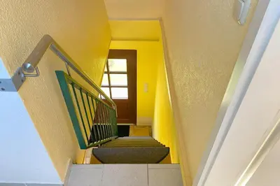 Ein Sitzbereich in der Unterkunft Lewerenz