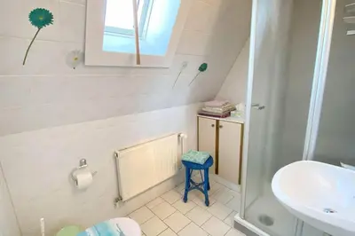 Ein Badezimmer in der Unterkunft Lewerenz