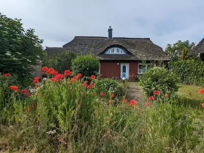Ein Garten an der Unterkunft Aantengössel