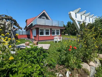 Ein Garten an der Unterkunft An der Koppel