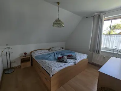 Ein Bett oder Betten in einem Zimmer der Unterkunft Antje