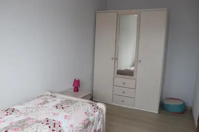 Ein Bett oder Betten in einem Zimmer der Unterkunft Auszeit