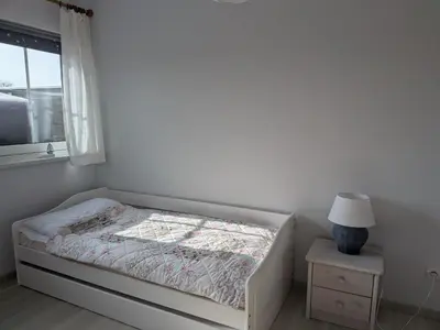 Ein Bett oder Betten in einem Zimmer der Unterkunft Auszeit