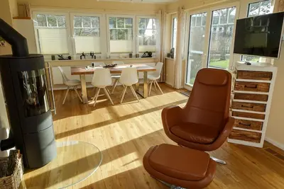 TV/Unterhaltungsangebot in der Unterkunft Premiumhaus Bodden
