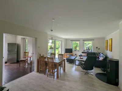 Ein Sitzbereich in der Unterkunft An de Bäk - Dine