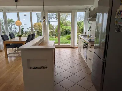Küche/Küchenzeile in der Unterkunft Westblick