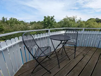 Ein Balkon oder eine Terrasse in der Unterkunft Sterntaler