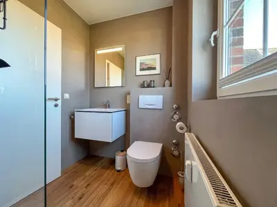 Ein Badezimmer in der Unterkunft Sonnenglück
