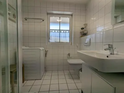 Ein Badezimmer in der Unterkunft Nordstern