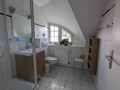 Ein Badezimmer in der Unterkunft Morgensünn