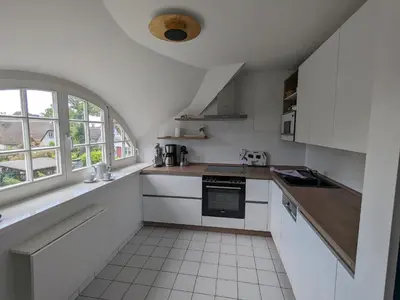Küche/Küchenzeile in der Unterkunft Morgensünn