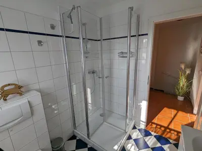 Ein Badezimmer in der Unterkunft Lütt Stuuv