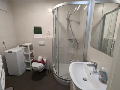 Ein Badezimmer in der Unterkunft Likedeeler