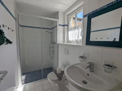 Ein Badezimmer in der Unterkunft Knutt