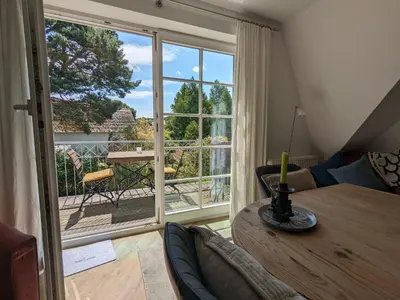 Ein Balkon oder eine Terrasse in der Unterkunft Inseltraum