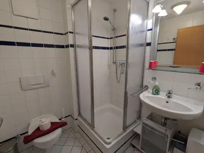 Ein Badezimmer in der Unterkunft Inseltraum