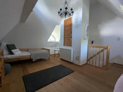 Ein Bett oder Betten in einem Zimmer der Unterkunft Haus Meer