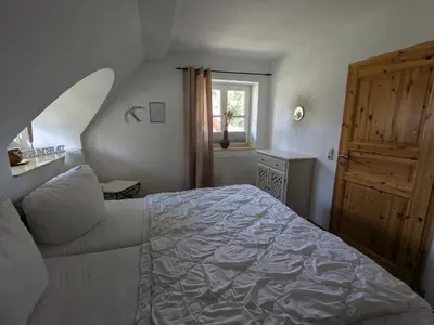 Ein Bett oder Betten in einem Zimmer der Unterkunft Haus Meer